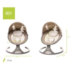4Baby Rock 'n Relax XXIII Camel Swing Babyschommel -Mini Wereld Verkoop 4baby rock n relax xxiii camel swing babyschommel 12