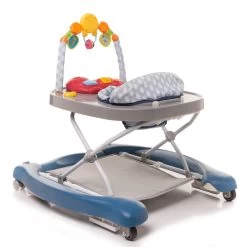 4Baby Swing'n Push Blue 3- In-1 Loopstoel Met Schommelfunctie -Mini Wereld Verkoop 4baby swing n push blue 3 in 1 loopstoel met schommelfunctie 2