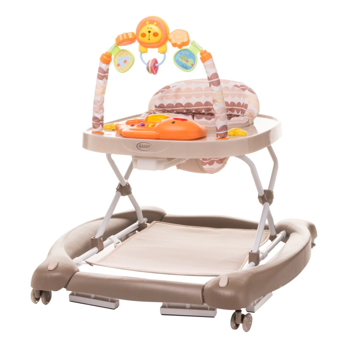 4Baby Swing'n Push Camel 3- In-1 Loopstoel Met Schommelfunctie 3 4Baby Swing'n Push Camel 3- In-1 Loopstoel Met Schommelfunctie