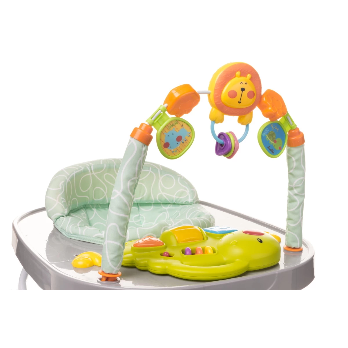 4Baby Swing'n Push Green 3- In-1 Loopstoel Met Schommelfunctie 8 4Baby Swing'n Push Green 3- In-1 Loopstoel Met Schommelfunctie - Afbeelding 6