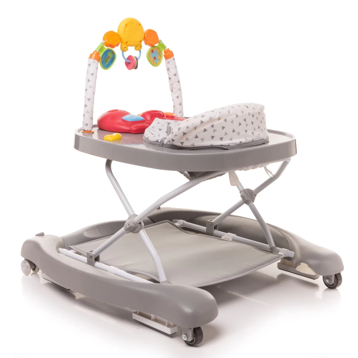 4Baby Swing'n Push Grey 3- In-1 Loopstoel Met Schommelfunctie 5 4Baby Swing'n Push Grey 3- In-1 Loopstoel Met Schommelfunctie - Afbeelding 3