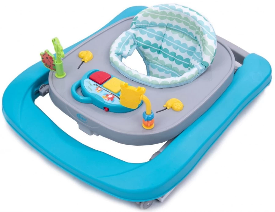4Baby Walk 'n Push Turquoise Loopstoel 7046 8 4Baby Walk 'n Push Turquoise Loopstoel 7046 - Afbeelding 6
