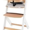 Kinderkraft Enock Wit/Naturel Houten Kinderstoel Met Zitverkleiner KHENOC0PWHT0000 -Mini Wereld Verkoop Kinderkraft Enock White Kinderstoel met Zitverkleiner KHENOC0PWHT0000 1