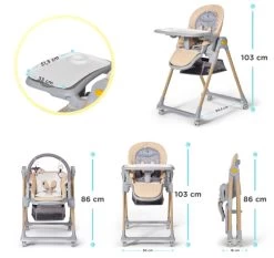 Kinderkraft Lastree Pink Kinderstoel KHLAST00PNK0000 -Mini Wereld Verkoop Kinderkraft Lastree Wood Kinderstoel KHLAST00BEGW000 13