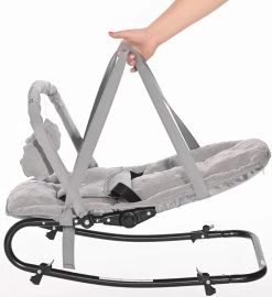 Lorelli Eliza Luxe Cameo Rose Stars Baby Rocker Wipstoel 1011016-2148 -Mini Wereld Verkoop Lorelli Eliza Luxe Baby Rocker Wipstoel 1011016 4