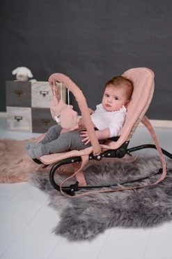 Lorelli Eliza Luxe Cameo Rose Stars Baby Rocker Wipstoel 1011016-2148 -Mini Wereld Verkoop Lorelli Eliza Luxe Baby Rocker Wipstoel 1011016 6