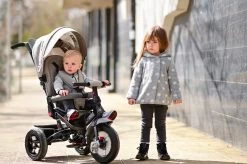 Lorelli Jaguar Deluxe Grey Driewieler 1005039-2102 -Mini Wereld Verkoop Lorelli Jaguar Deluxe Grey Driewieler 1005039 2102 11