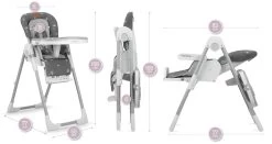 Momi Yumtis Dark Grey Kinderstoel KRKA00001 -Mini Wereld Verkoop Momi Yumtis Dark Grey Kinderstoel KRKA00001 8