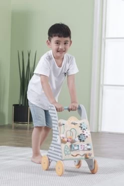 PolarB Activity Walker Houten Loopwagen 44028 22 PolarB Activity Walker Houten Loopwagen 44028 -Mini Wereld Verkoop PolarB Activity Walker Houten Loopwagen 44028 11