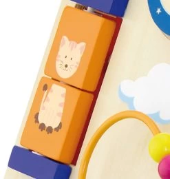 Viga Activity Walker Multicolor Houten Loopwagen 50950 -Mini Wereld Verkoop Viga Activity Walker Multicolor Houten Loopwagen 50950 3