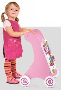 Viga Activity Walker Roze Houten Loopwagen 50178 17 Viga Activity Walker Roze Houten Loopwagen 50178 -Mini Wereld Verkoop Viga Activity Walker Roze Houten Loopwagen 50178 7
