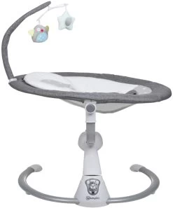 Babygo Homey Set Grey/Nature Babyschommel En Kinderstoel 19021 -Mini Wereld Verkoop babygo homey grey swing babyschommel 109 2 4 1