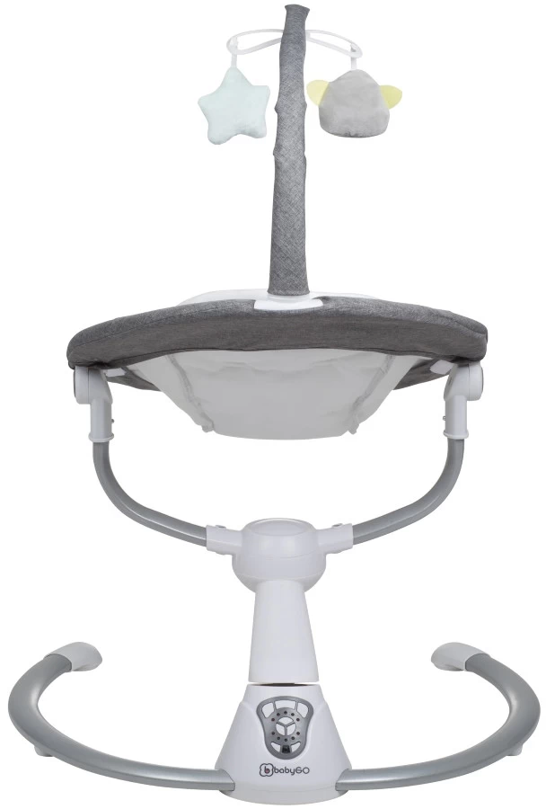 Babygo Homey Set Grey Babyschommel En Kinderstoel 19022 11 Babygo Homey Set Grey Babyschommel En Kinderstoel 19022 - Afbeelding 9