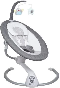 BabyGo Homey Grey Swing Babyschommel 190-2 -Mini Wereld Verkoop babygo homey grey swing babyschommel 109 2 7