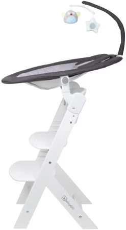 Babygo Homey Set Black/White Babyschommel En Kinderstoel 19014 -Mini Wereld Verkoop babygo homey set dark greywhite babyschommel en kinderstoel 19014 5