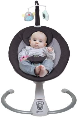 BabyGo Homey Black Swing Babyschommel 190-1 -Mini Wereld Verkoop babygo homey swing babyschommel 1