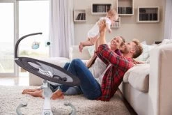 Babygo Homey Set Black/Grey Babyschommel En Kinderstoel 19012 -Mini Wereld Verkoop babygo homey swing babyschommel 5 1 2