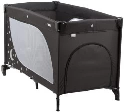 Babygo MoonStars Black Melange Campingbed 4803 -Mini Wereld Verkoop babygo moonstars black campingbed 2
