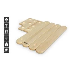 Babygo Nature 4-delige Balansbalk 8602 -Mini Wereld Verkoop babygo nature 4 delige balansbalk 8602 3