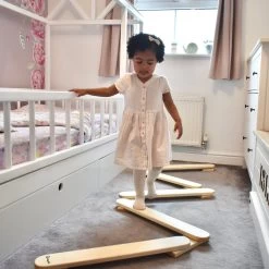 Babygo Nature 4-delige Balansbalk 8602 -Mini Wereld Verkoop babygo nature balansbalk sfeer 2