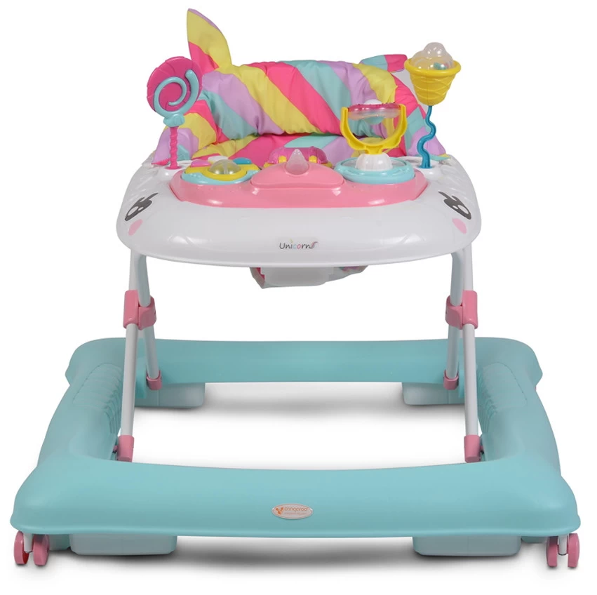 Cangaroo Baby Walker Unicorn Blue Loopstoel 4033 - Afbeelding 2