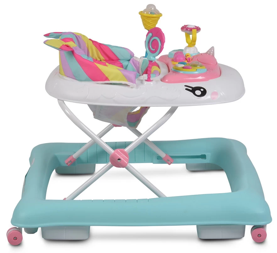 Cangaroo Baby Walker Unicorn Blue Loopstoel 4033 - Afbeelding 6