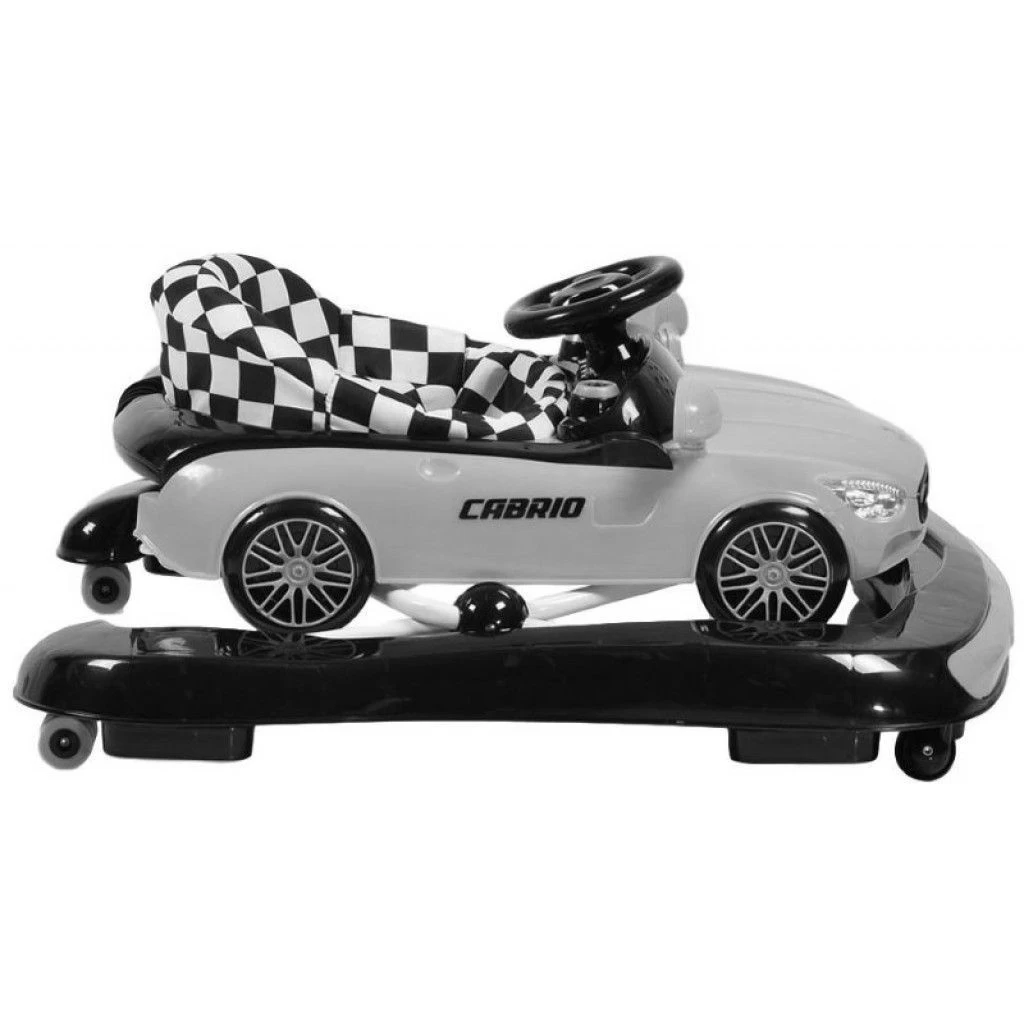 Cangaroo Cabrio Grey 2-in-1 Loopstoel En Loopwagen 4 Cangaroo Cabrio Grey 2-in-1 Loopstoel En Loopwagen - Afbeelding 2