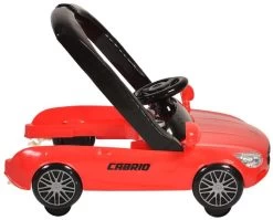 Cangaroo Cabrio Red 2-in-1 Loopstoel En Loopwagen -Mini Wereld Verkoop cangaroo cabrio red loopstoel 3 1