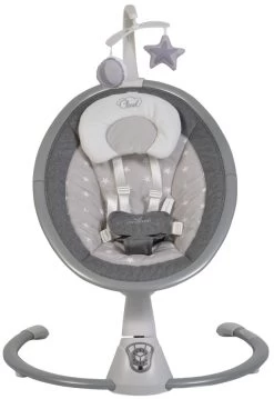 Cangaroo Cloud Grey Stars Swing Elektrische Babyschommel 48123