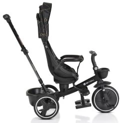 Cangaroo Fusion Black Driewieler Met Duwstang 110337 -Mini Wereld Verkoop cangaroo fusion black driewieler met duwstang 110337 6
