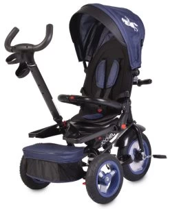 Cangaroo Jockey Trike Beige Stars Driewieler Met Duwstang En Zonnekap -Mini Wereld Verkoop cangaroo jockey trike driewieler met duwstang en zonnekap 34 1
