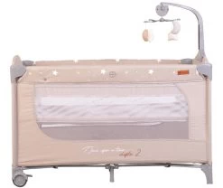 Cangaroo Once Upon A Time 2 Beige Campingbed