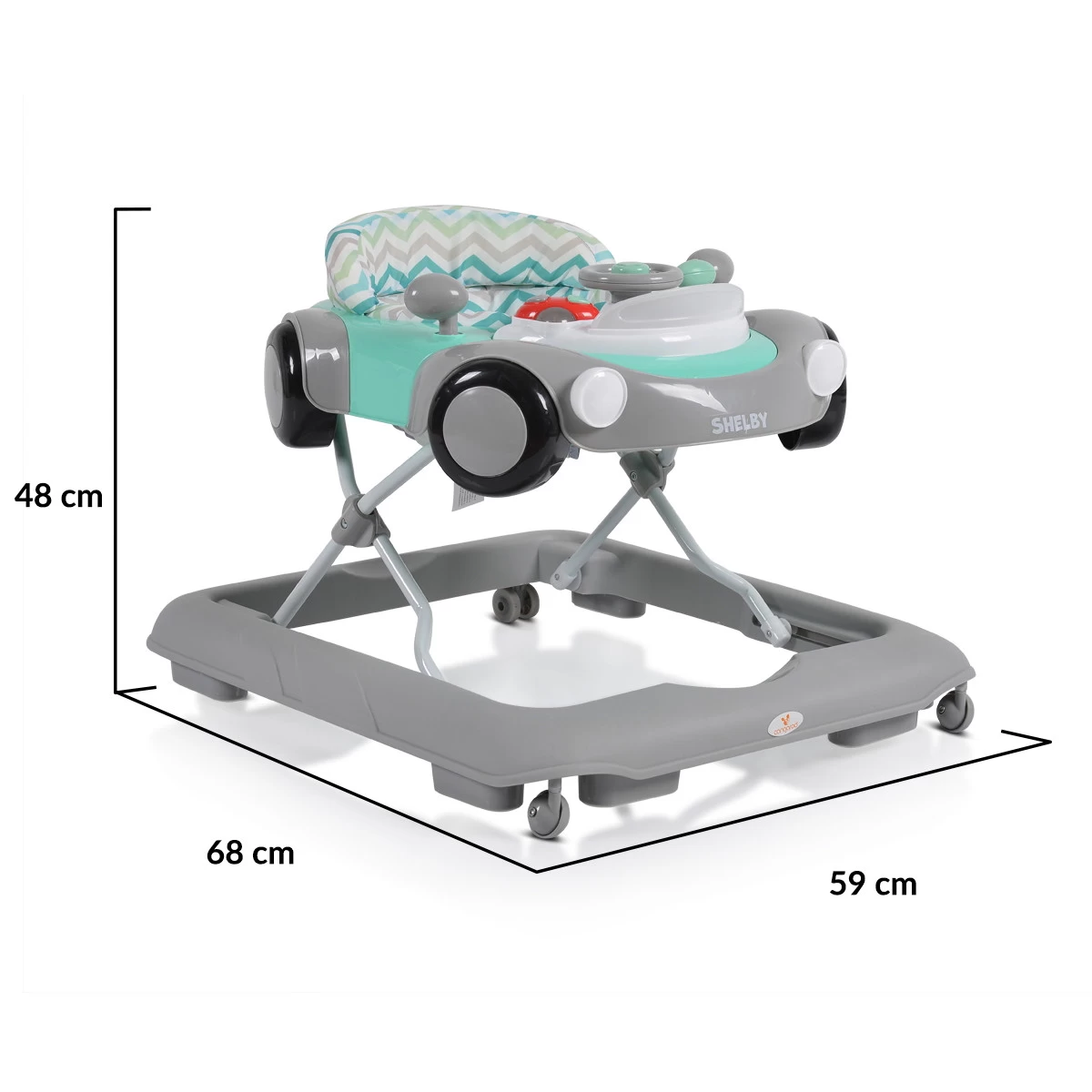 Cangaroo Shelby Mint Loopstoeltje 108887 11 Cangaroo Shelby Mint Loopstoeltje 108887 - Afbeelding 9