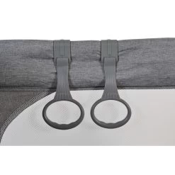 Cangaroo Skyglow 2 Grey Campingbed Incl. Bodemverhoger -Mini Wereld Verkoop cangaroo skyglow 2 grey campingbed 6