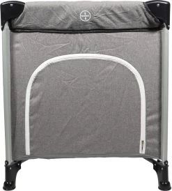 Ding Stripe Grey Melange Deluxe Campingbed DI-271804 -Mini Wereld Verkoop ding campingbed deluxe grey luik05k