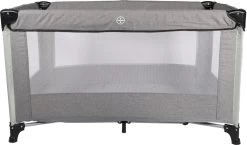 Ding Stripe Grey Melange Campingbed DI-271803 -Mini Wereld Verkoop ding campingbed grey lengtek