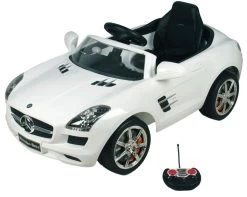 Eco Toys Mercedes SLS Wit Elektrische Kinderauto CLB-681r -Mini Wereld Verkoop eco toys elektrische auto wit mercedes