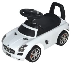 Eco Toys Mercedes SLS Wit Loopauto CLB-332 -Mini Wereld Verkoop eco toys mercedes benz wit loopauto
