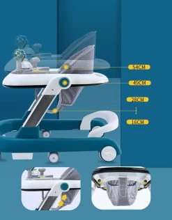 Eco Toys Stonegreen 2-in-1 Loopstoel HC546172 -Mini Wereld Verkoop eco toys 2 in 1 loopstoel hc546172 11 2