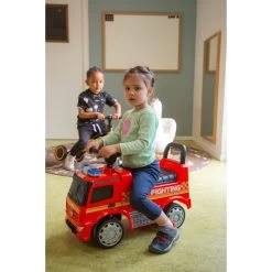 Eco Toys Brandweerwagen Loopauto 657-F -Mini Wereld Verkoop eco toys brandweerwagen loopauto 657 f 02