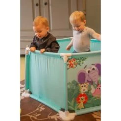 Eco Toys Jungle Turquoise Box En Ballenbak CH51012D -Mini Wereld Verkoop eco toys jungle turquoise box en ballenbak ch51012d 01