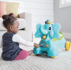Infantino Sensory Ollie 3-in-1 Olifant Loopwagen BK-217023 -Mini Wereld Verkoop infantino ollie olifant 3 in 1 loopwagen 13