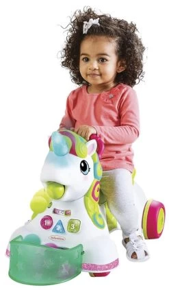 Infantino Sensory Smilin' Shimmer 3-in-1 Eenhoorn Loopwagen BK-227018 -Mini Wereld Verkoop infantino sensory 3 in 1 eenhoorn loopwagen 4
