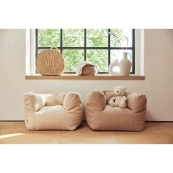 Jollein Boucle Biscuit Kinderfauteuil Beanbag 028-543-66067 -Mini Wereld Verkoop jollein boucle naturel kinderfauteuil beanbag 028 543 66060 .5 1