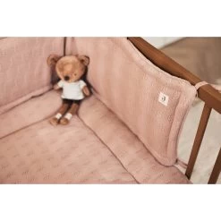 Jollein Grain Knit Wild Rose 75 X 95 Cm Boxkleed 017-512-67065 -Mini Wereld Verkoop jollein grain knit wild rose 75 x 95 cm boxkleed 017 512 67065 4