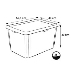 Keeeper Bambi Wit 45L Opbergbox 1223900126600 -Mini Wereld Verkoop keeeper bambi wit 45l opbergbox 1223900126600 5