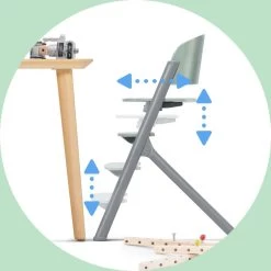 Kinderkraft Livy Oak 4-in-1 Meegroeistoel Incl. Calmee Wipstoeltje KHLICA00WOD0000 -Mini Wereld Verkoop khlica00pnk0000 7 1920x1920 2