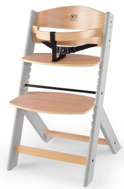 Kinderkraft Enock Grijs/Naturel Houten Meegroei Kinderstoel KKKENOCGRY0000 -Mini Wereld Verkoop kinderkraft enock grijs houten kinderstoel kkkenocgry0000 2