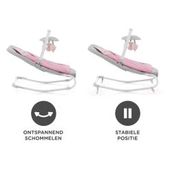 Kinderkraft Felio 2 Peony Rose Bouncer Wipstoel KBFELI20PNK0000 -Mini Wereld Verkoop kinderkraft felio 2 peony rose bouncer wipstoel kbfeli20pnk0000 4