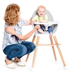 Kinderkraft Fini Grey 2-in-1 Kinderstoel KKKFINIGRY0000 -Mini Wereld Verkoop kinderkraft fini black kinderstoel kkkfiniblk0000 8 1